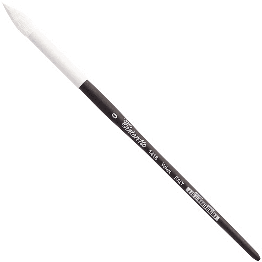 Pincel Aquarela Tintoretto Velvet Sintético Redondo 1416 0